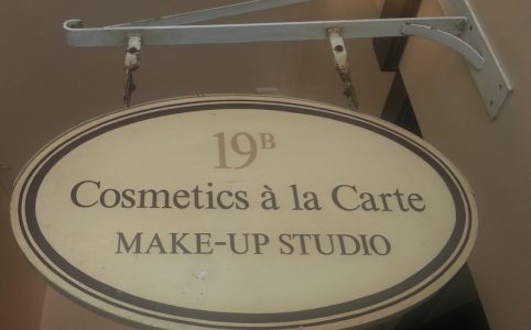 Cosmetics a la carte sign