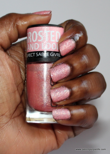 Frosted Soft Coral - without topcoat but lashings of cuticle oil!