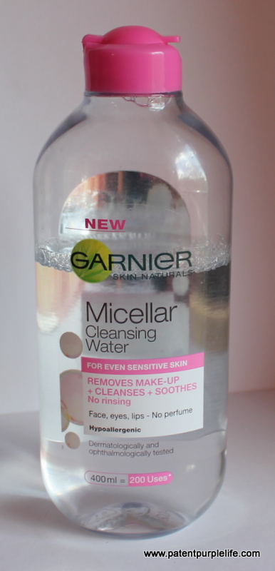Garnier cleansing water