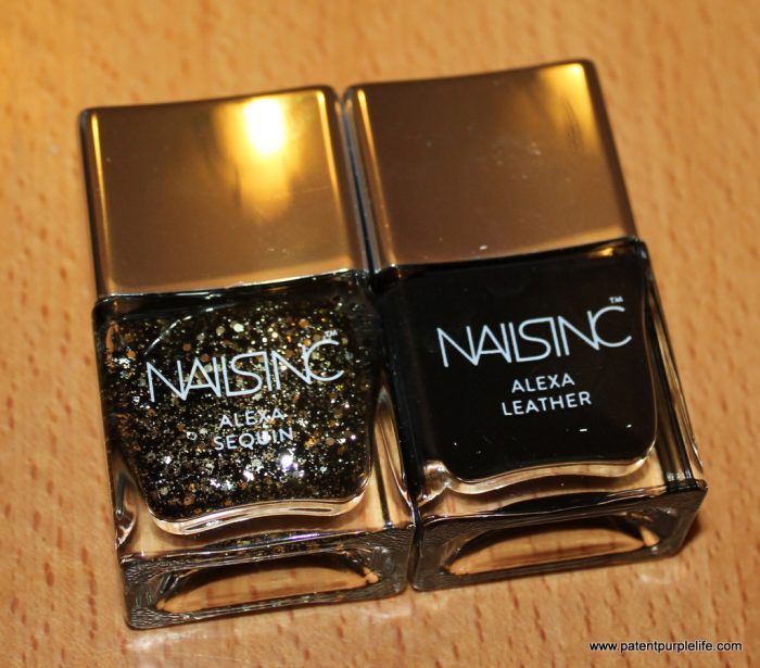 Nails Inc Alexa Chung Sequin and Leather