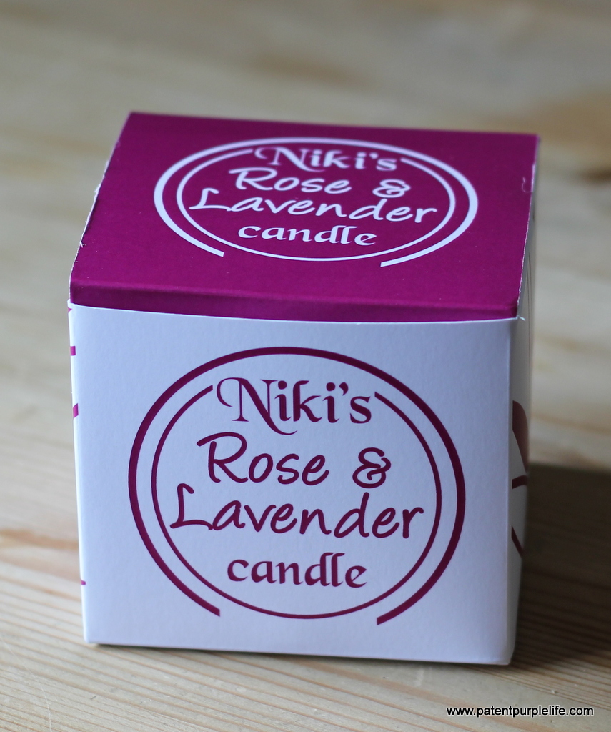 Niki's Rose and Lavender Candle Soy Handmade Candle