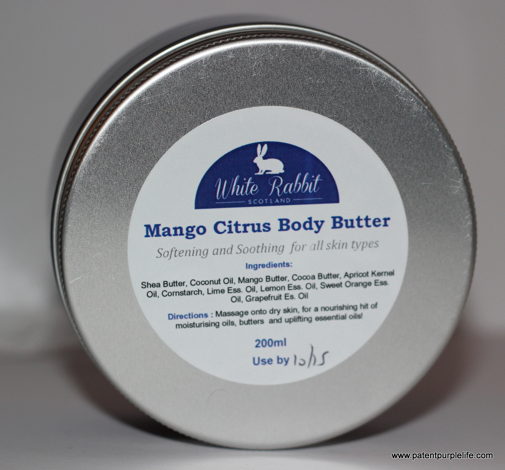 White Rabbit Mango and Citrus Body Butter