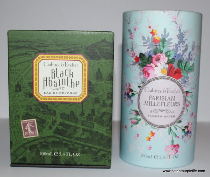 Crabtree and Evelyn Black Absinthe and Parisian Millefleur