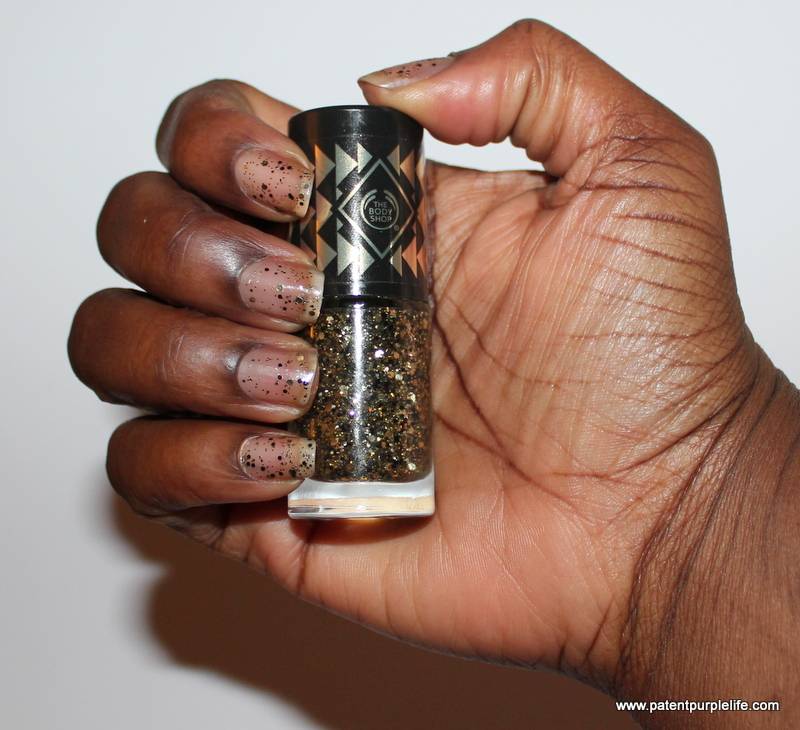 Body Shop Gold Nail Sequins