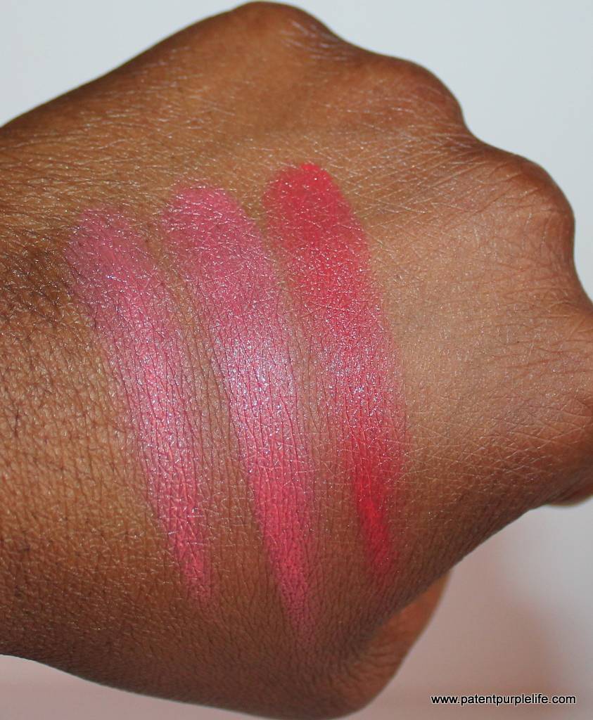 Louise Young Lip Trio Pinup Swatches WoC