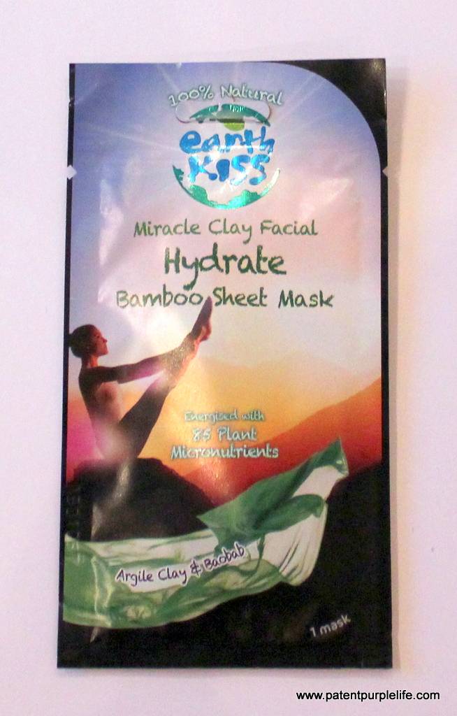 Earth Kiss Miracle Clay Facial Hydrate Bamboo Sheet Mask