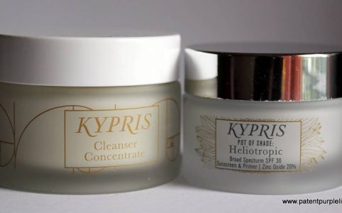 kypris cleanser concentrate and heliotropic