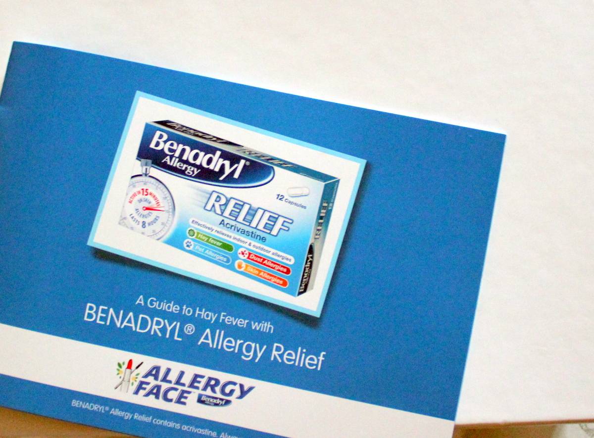 Benedryl Allergy Face