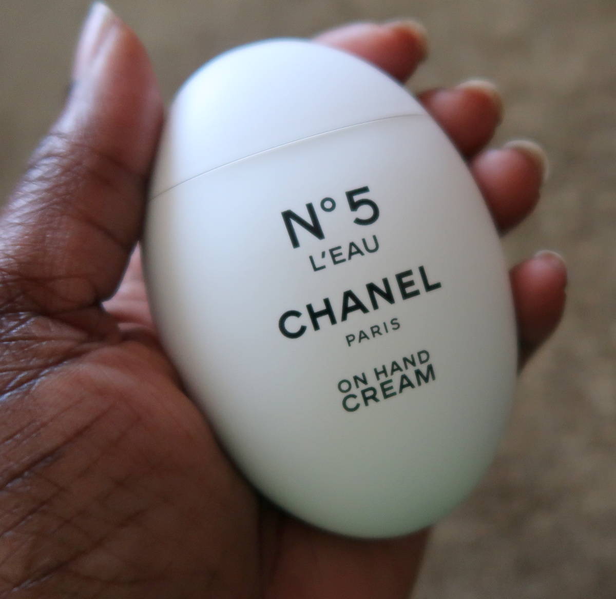 Chanel No 5 L'Eau: On Hand Cream - Patent Purple Life Beauty Blog