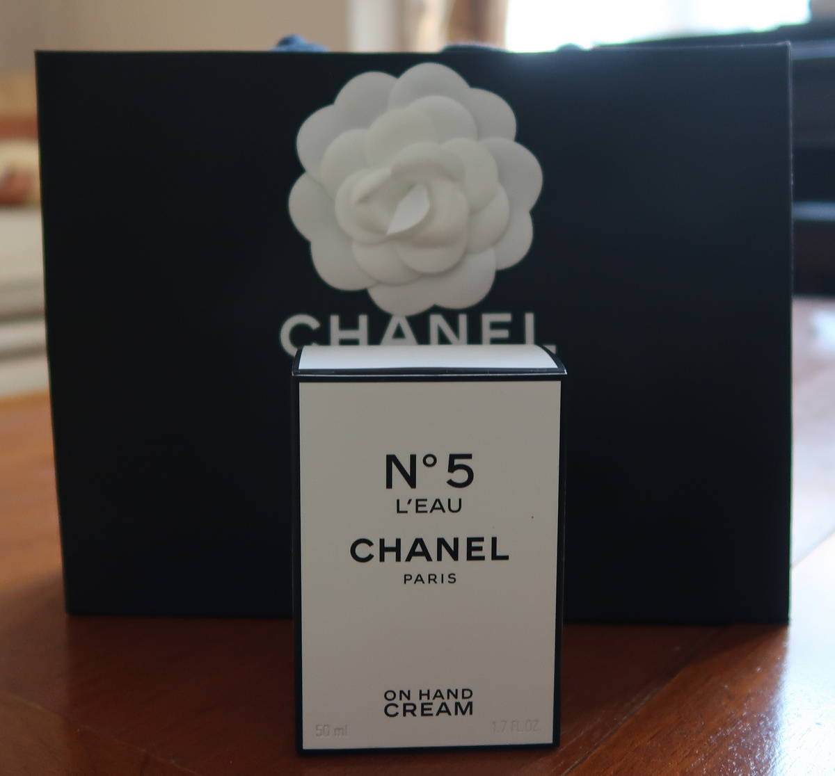 Chanel No 5 L'Eau: On Hand Cream - Patent Purple Life Beauty Blog